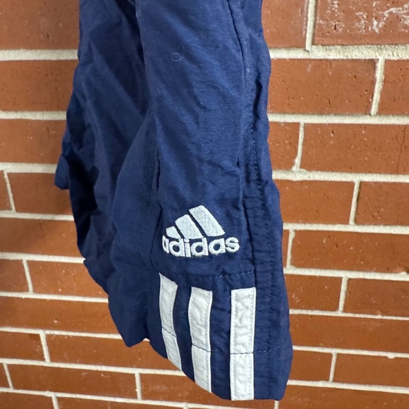 Adidas Men’s Navy Blue 3-Stripes Athletic Shorts Size S - Picture 3 of 4